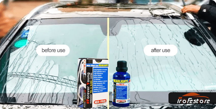 پوشش نانو سرامیک شیشه مفرا Mafra Glass Coating