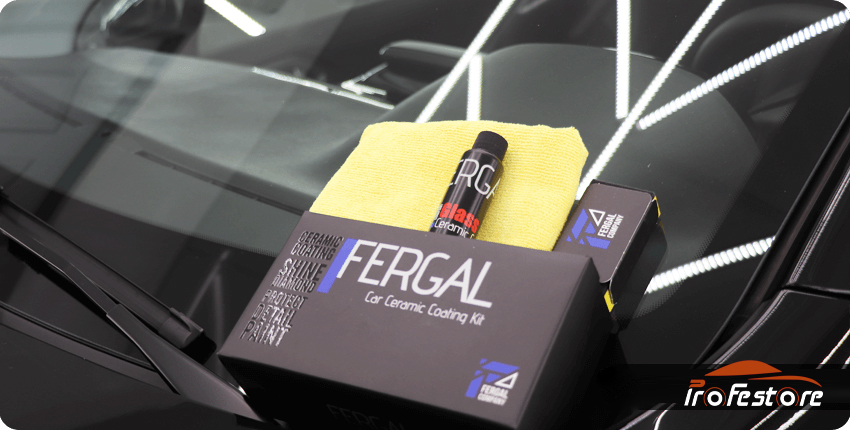 سرامیک شیشه فرگال Fergal مخصوص نانو سرامیک کردن سطوح شیشه ای خودرو